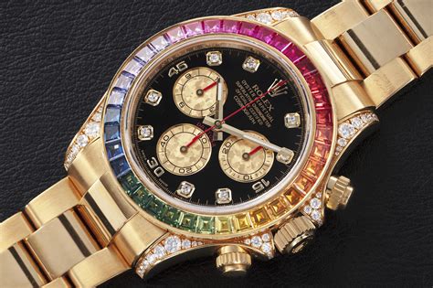 rolex daytona rainbow diamond|rolex daytona rainbow retail price.